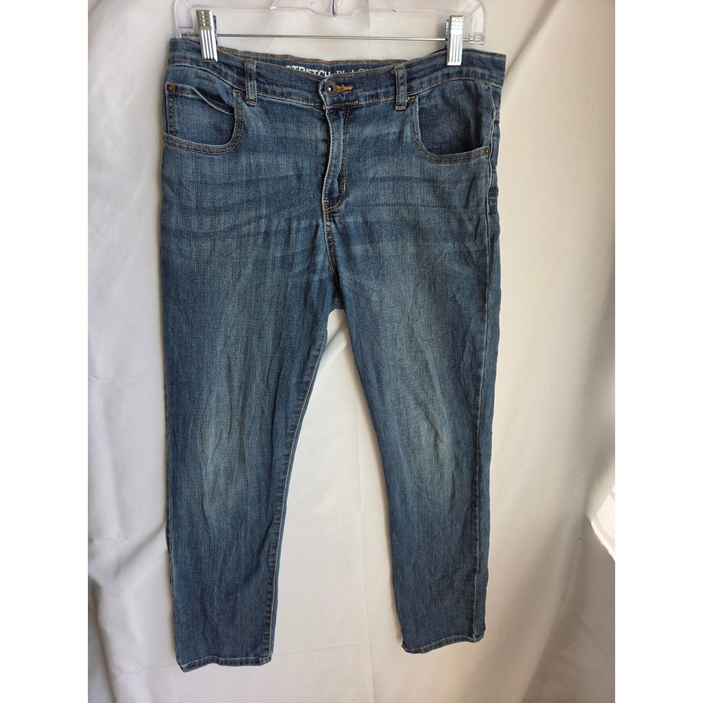 The Childrens Place Skinny Jeans Boys Husky Blue Medium Stretch Mid Skinny